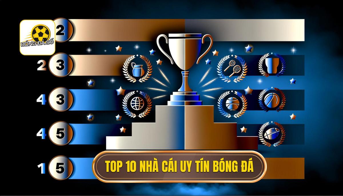 Bảng Xếp Hạng Top 10 Trang Cược Thể Thao Uy Tín Do Bóng Đá Số Bình Chọn